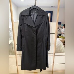 Henne Classic Black Trench Coat